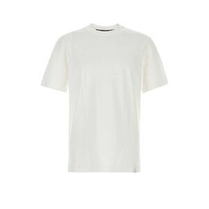 Brioni Men White Cotton T-Shirt